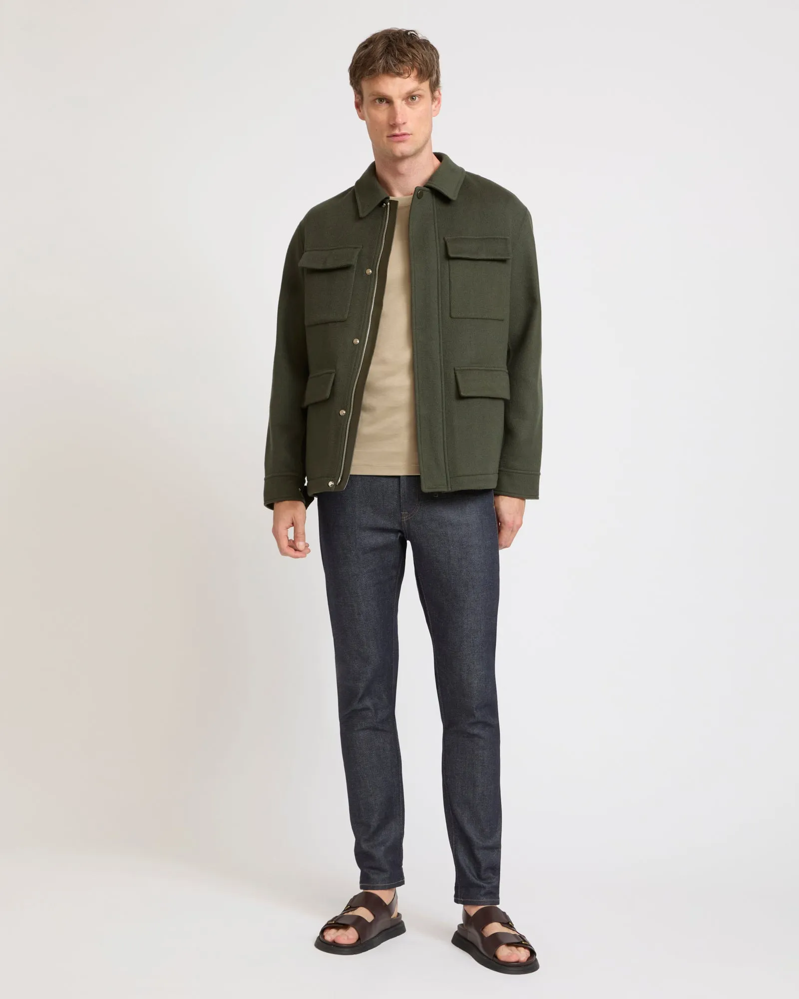 Veste en lainage cachemire double face sold by Yves Salomon product image thumbnail 2