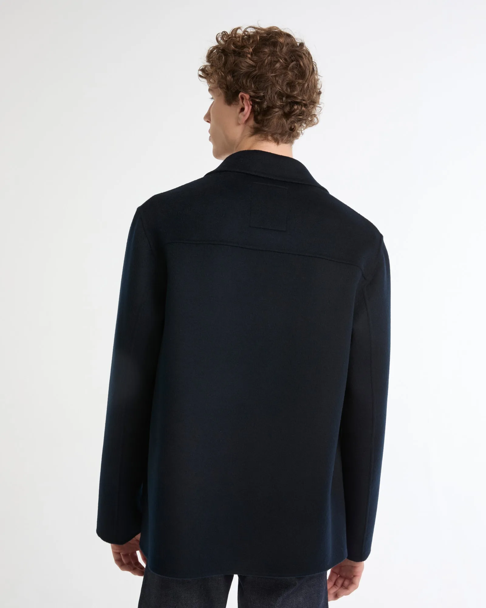 Veste workwear en lainage cachemire double face sold by Yves Salomon product image thumbnail 5