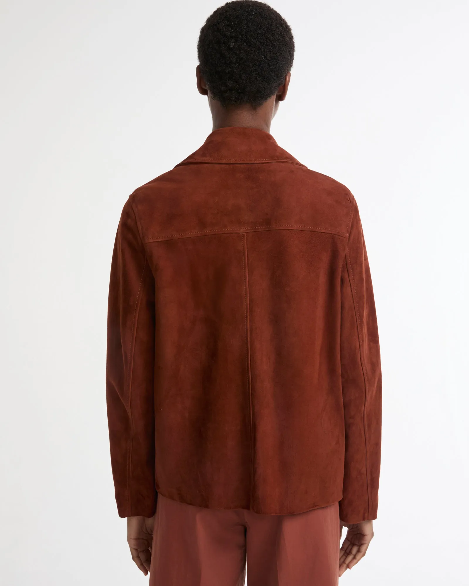 Veste en cuir d'agneau double face sold by Yves Salomon product image thumbnail 5