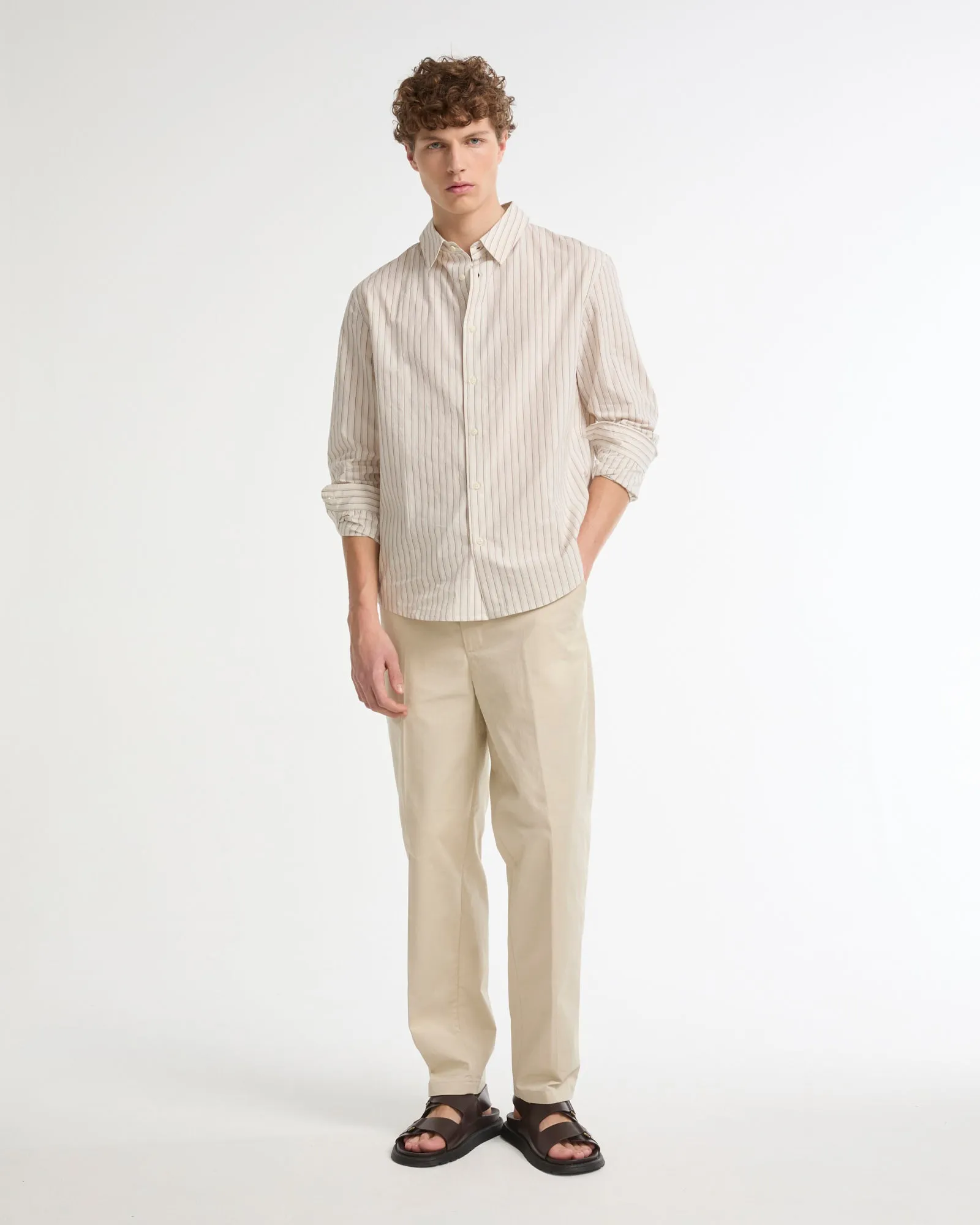 Chemise en popeline de coton sold by Yves Salomon product image thumbnail 2