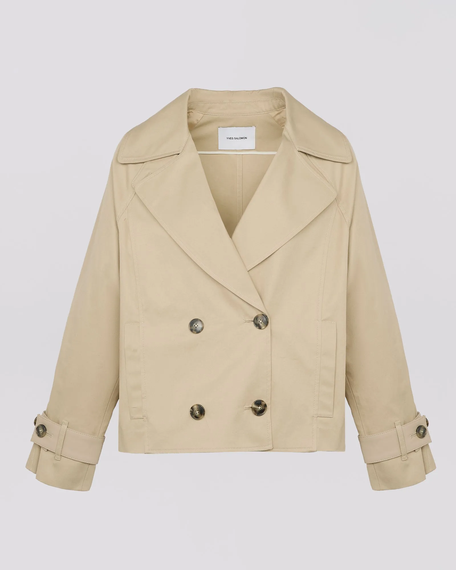 Veste trench en gabardine de coton sold by Yves Salomon product image thumbnail 5