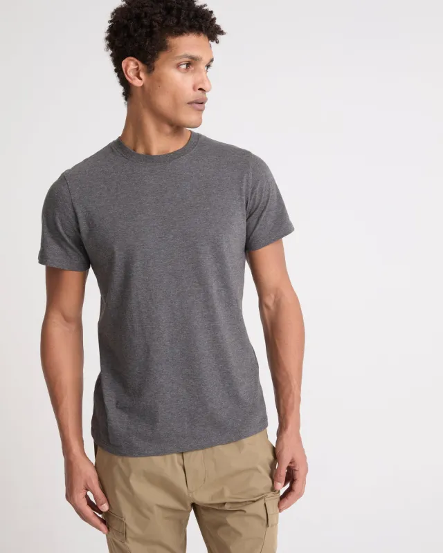 T-shirt en jersey coton et laine de yak made by Yves Salomon