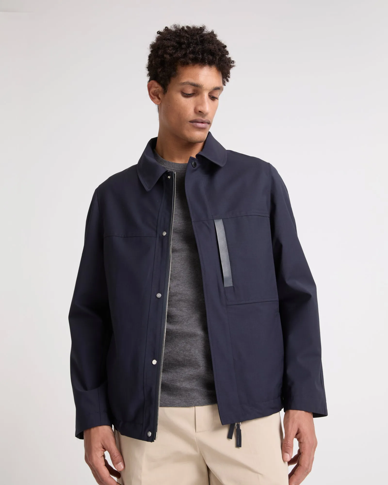 Veste en laine mélangée imperméable sold by Yves Salomon product image thumbnail 4
