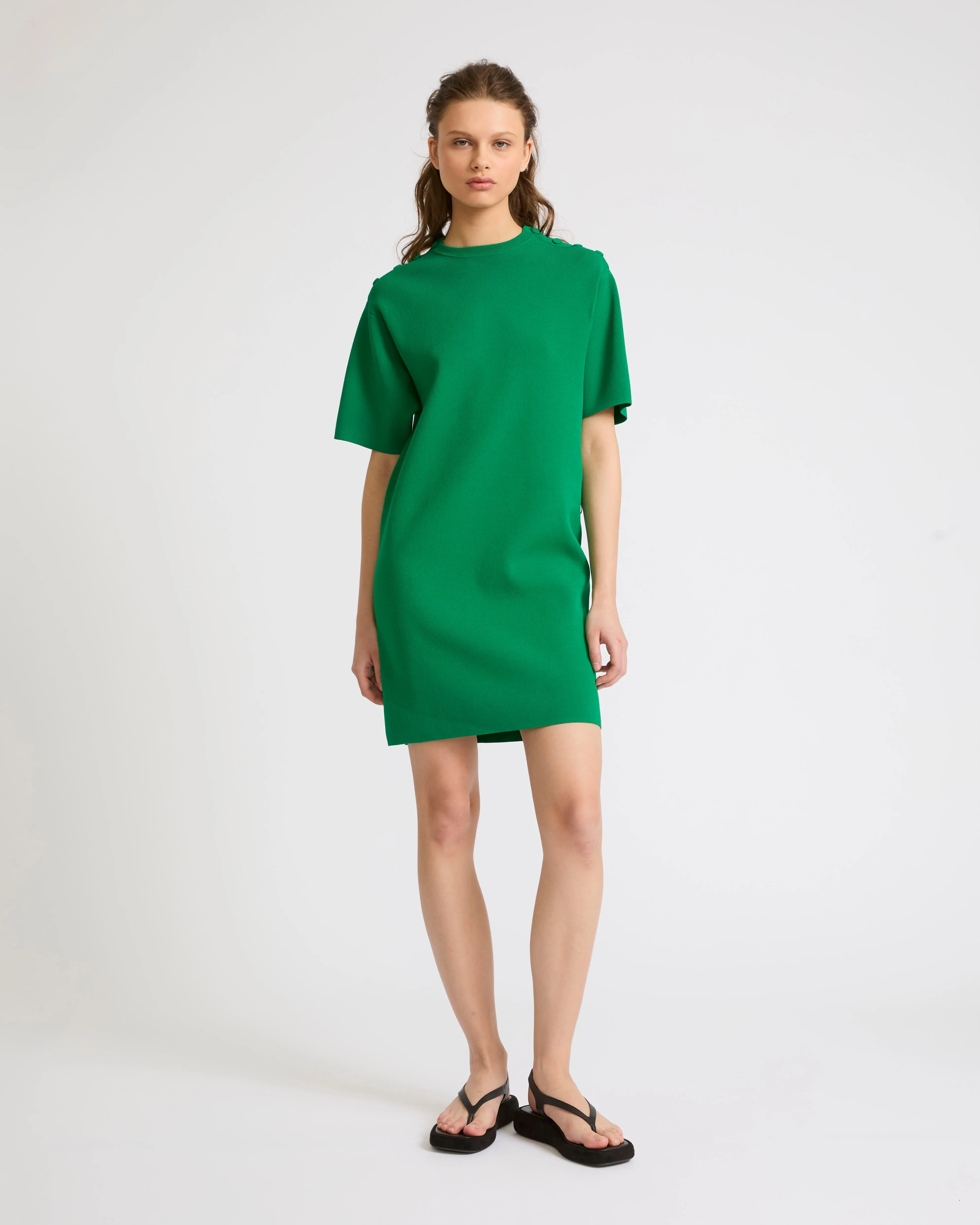 Robe T-shirt en maille sold by Yves Salomon product image thumbnail 3