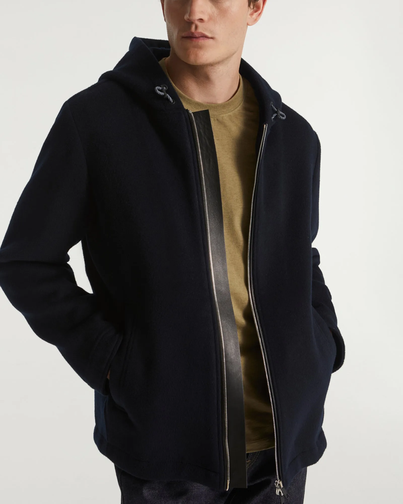 Hoodie en tissu mélange laine-cachemire sold by Yves Salomon
