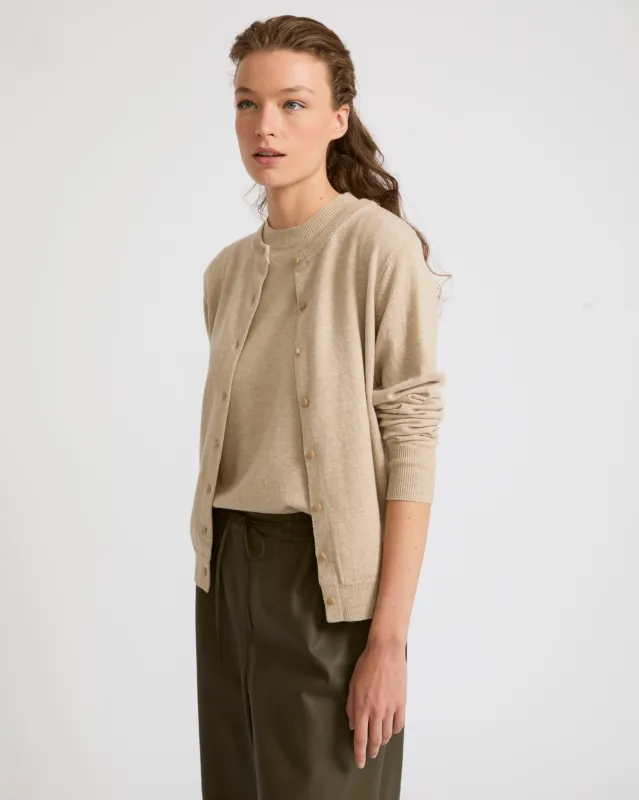 Cardigan en lainage cachemire made by Yves Salomon