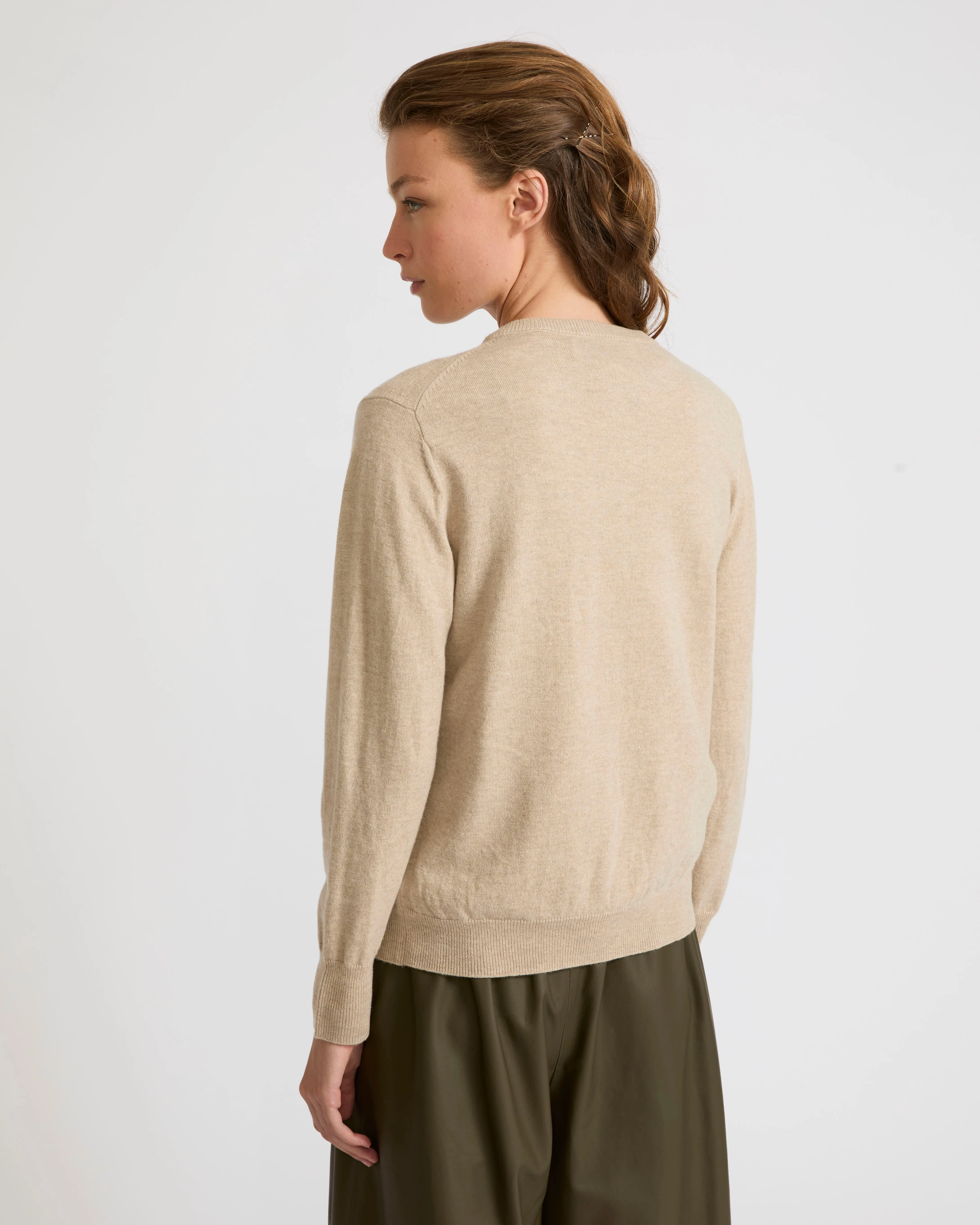 Cardigan en lainage cachemire sold by Yves Salomon product image thumbnail 4