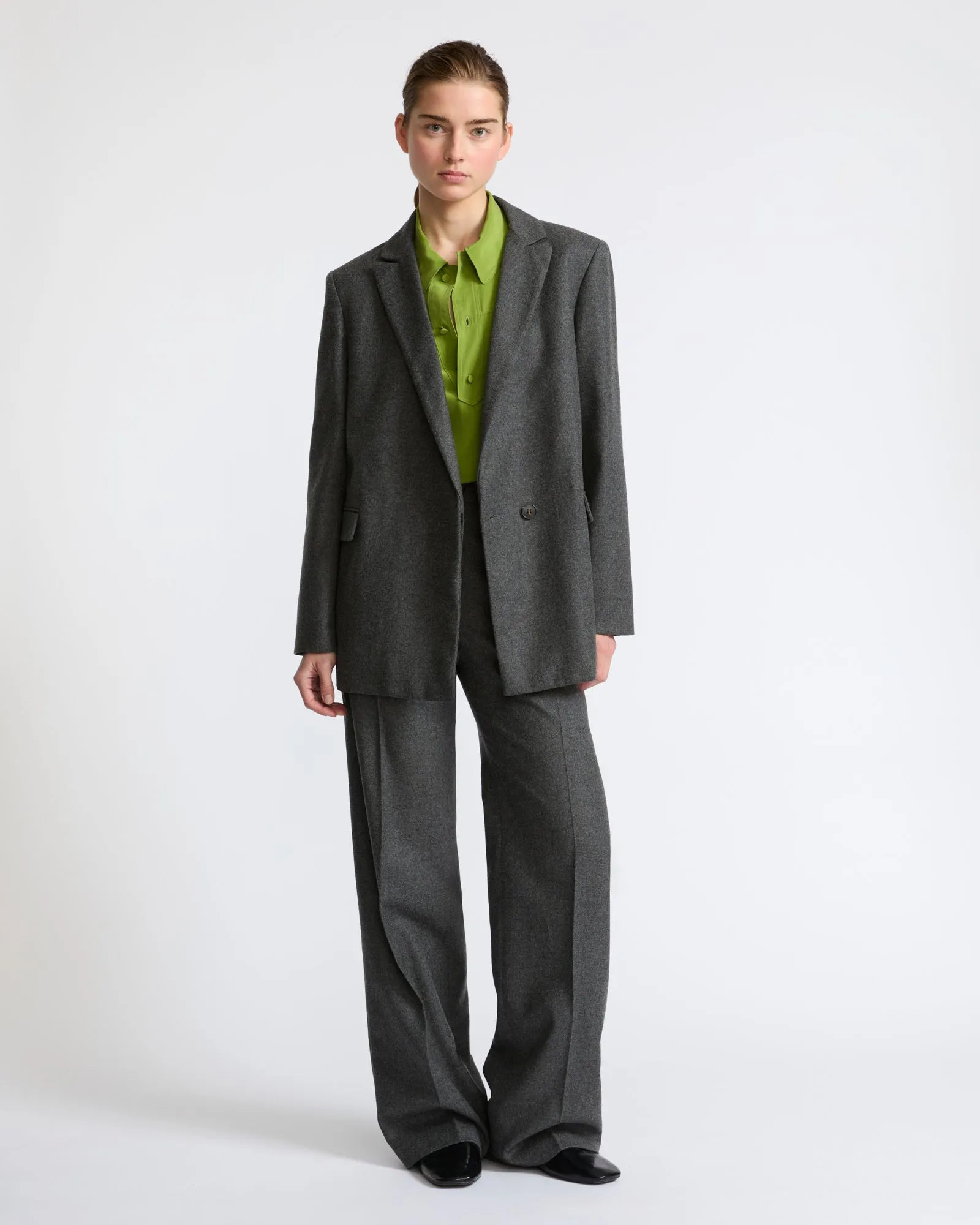 Veste tailleur en lainage cachemire Loro Piana sold by Yves Salomon product image thumbnail 2