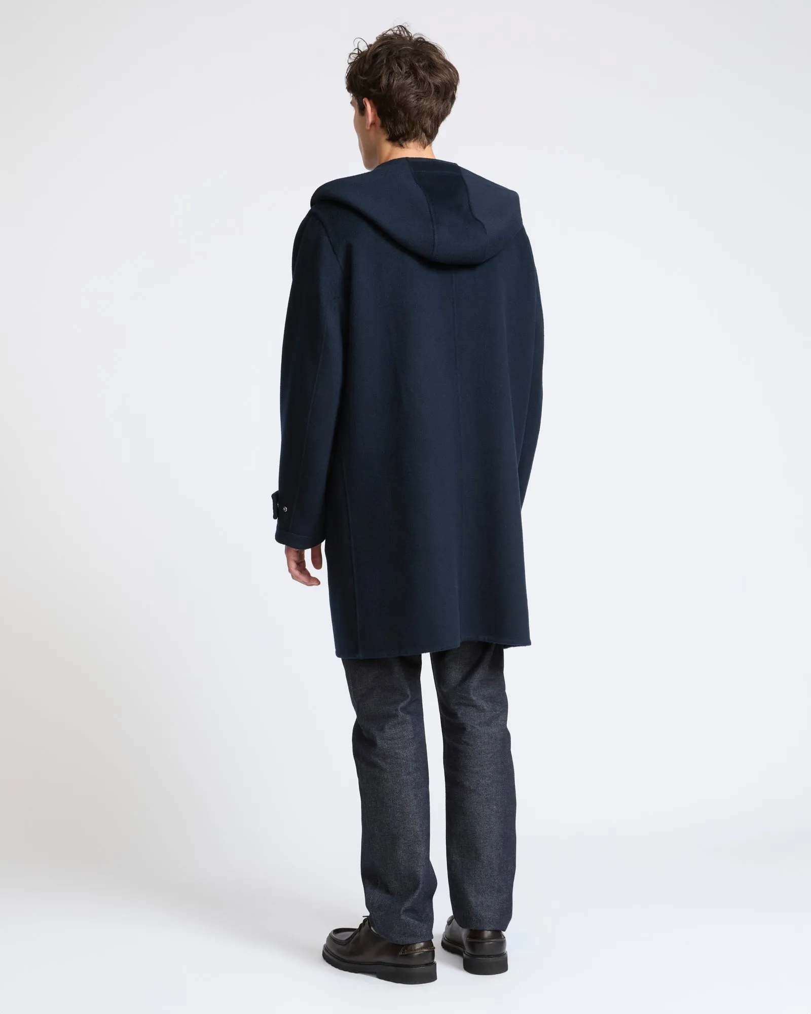 Manteau à capuche en cachemire double face sold by Yves Salomon product image thumbnail 4