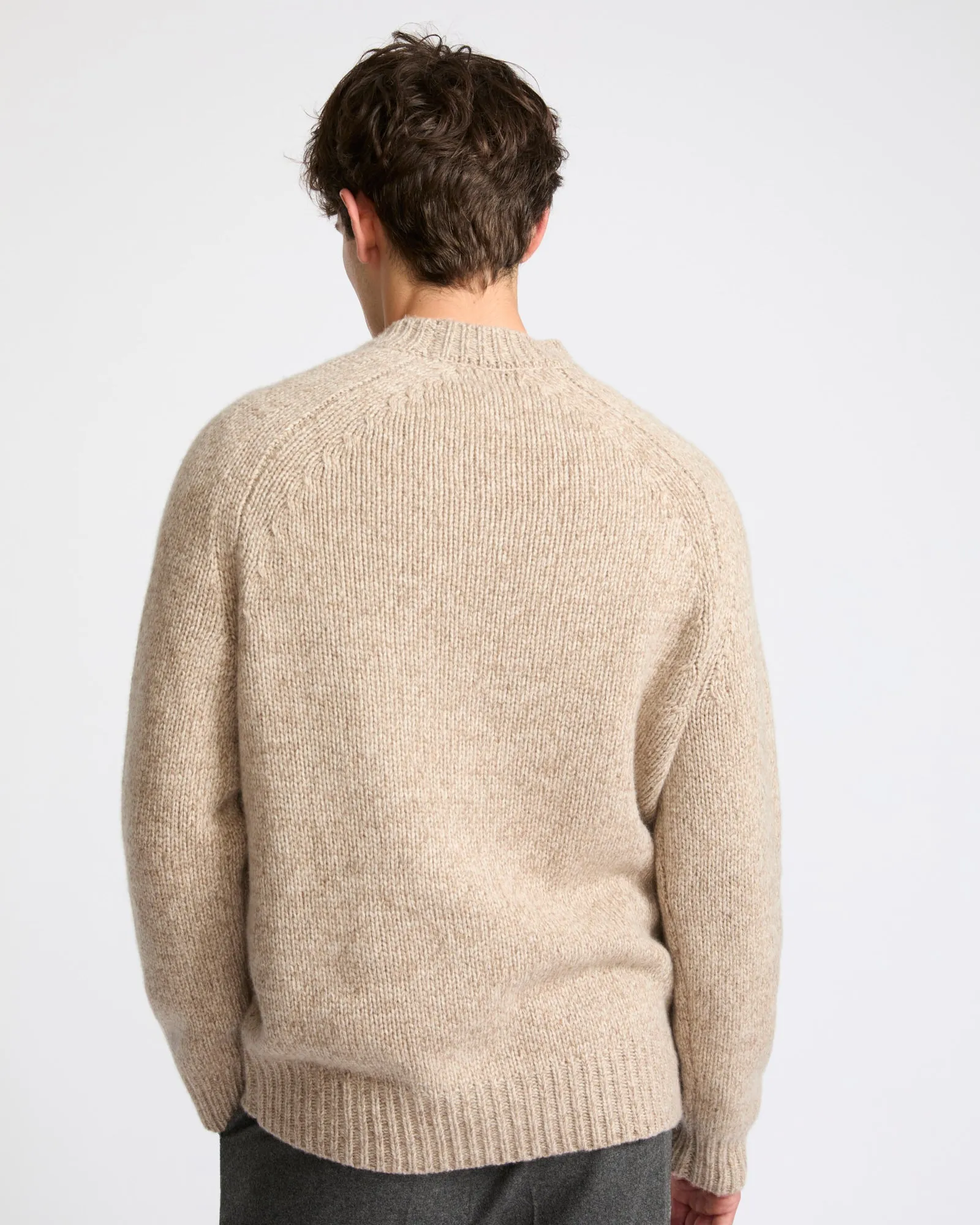 Pull crew neck en maille épaisse 100% cachemire sold by Yves Salomon product image thumbnail 4