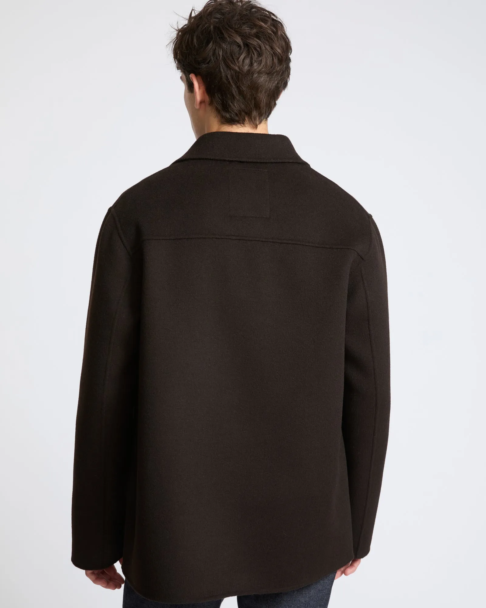 Veste workwear en tissu double-face laine-cachemire sold by Yves Salomon product image thumbnail 4