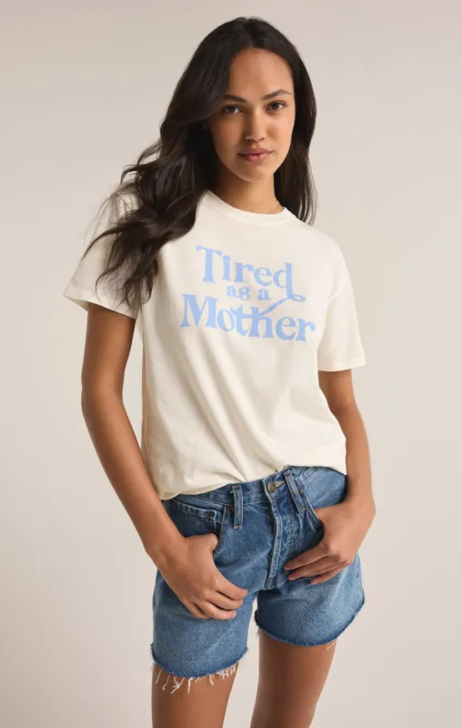 Tired Mom Boyfriend Tee sold by Z Supply