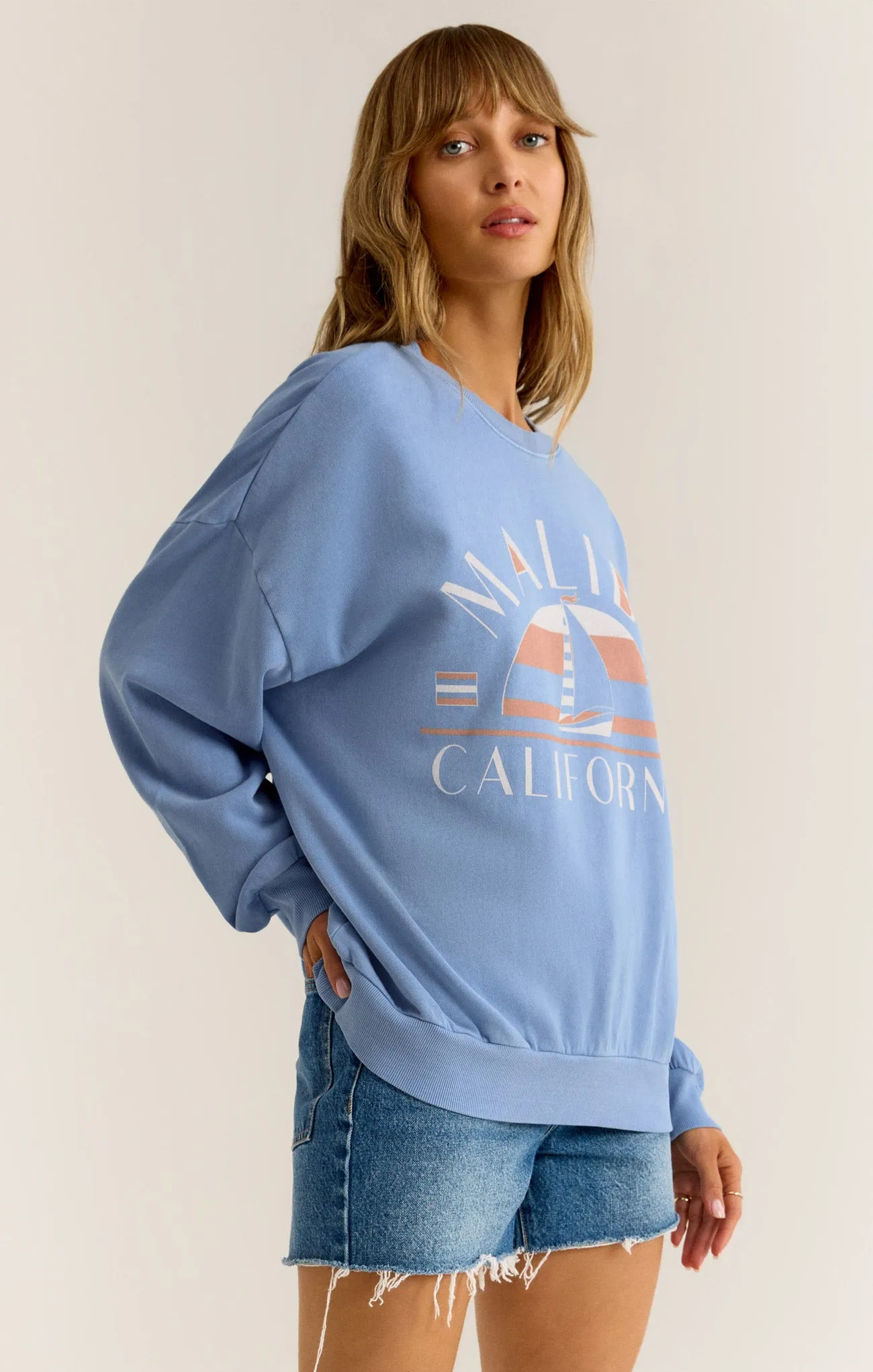 Malibu Sunday Sweatshirt sold by Z Supply product image thumbnail 3