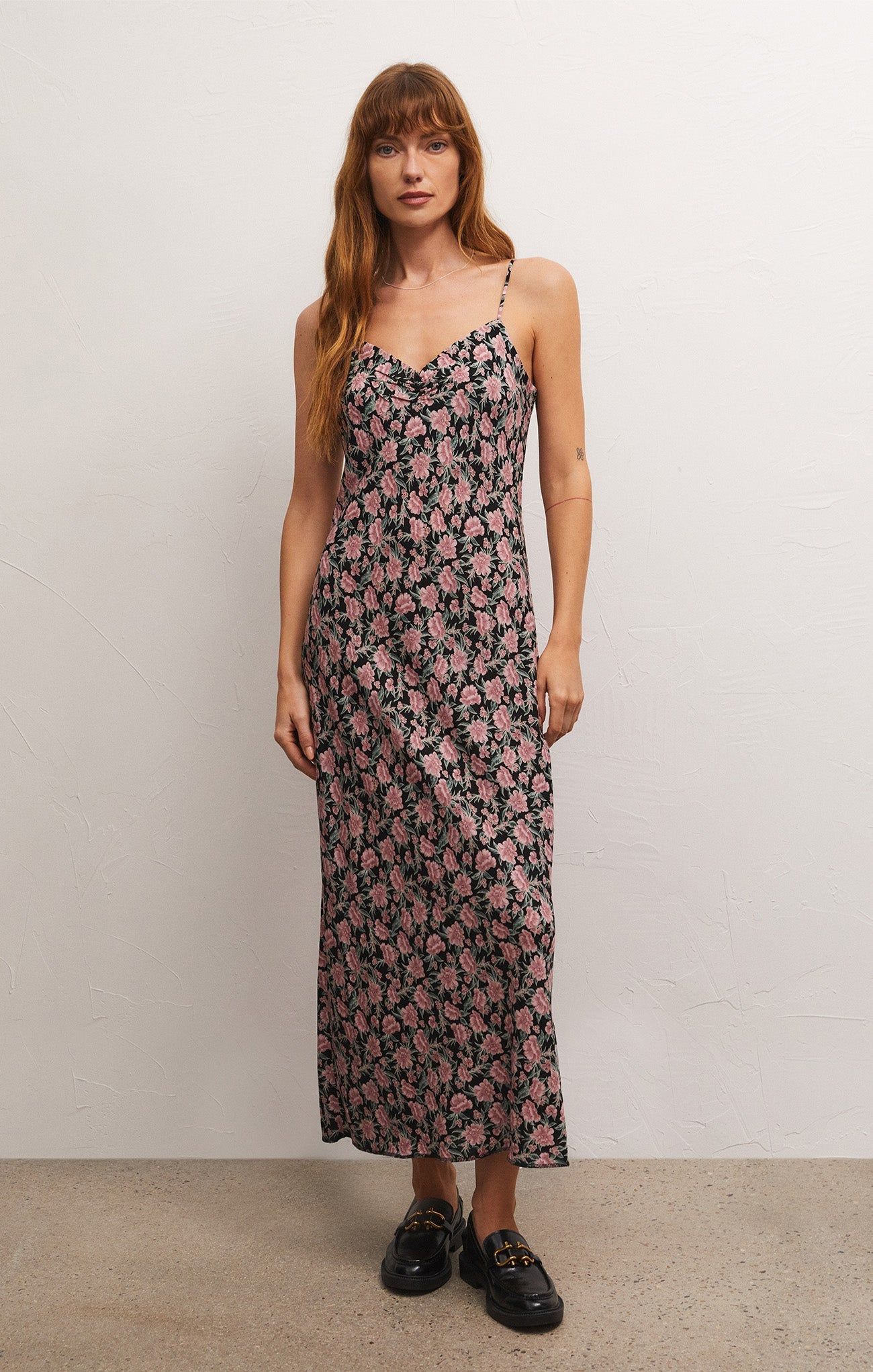Lark Floral Slip Midi Dress sold by Z Supply