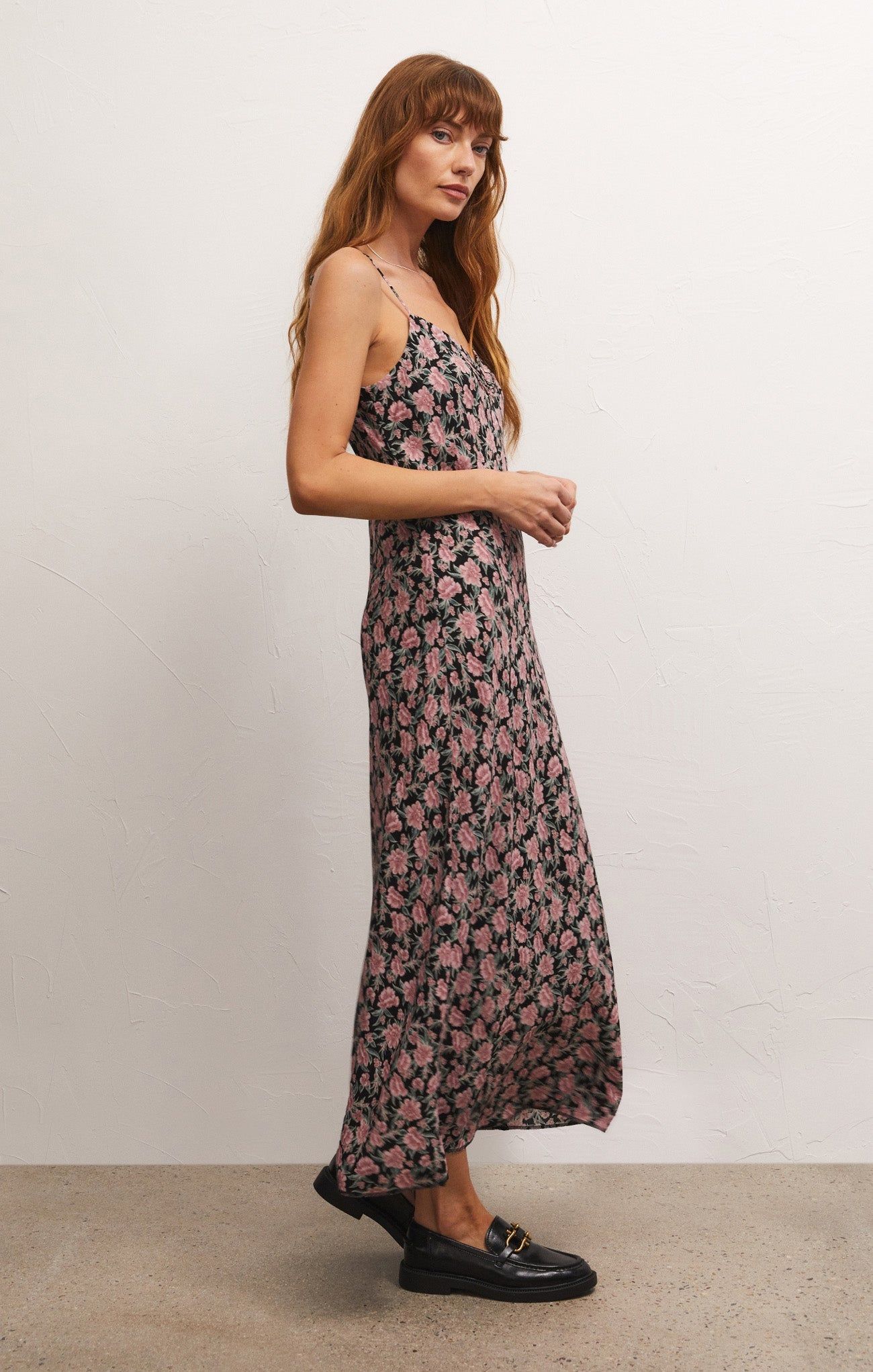 Lark Floral Slip Midi Dress sold by Z Supply product image thumbnail 4