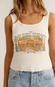 Golden West Sun Trip Tank sold by Z Supply