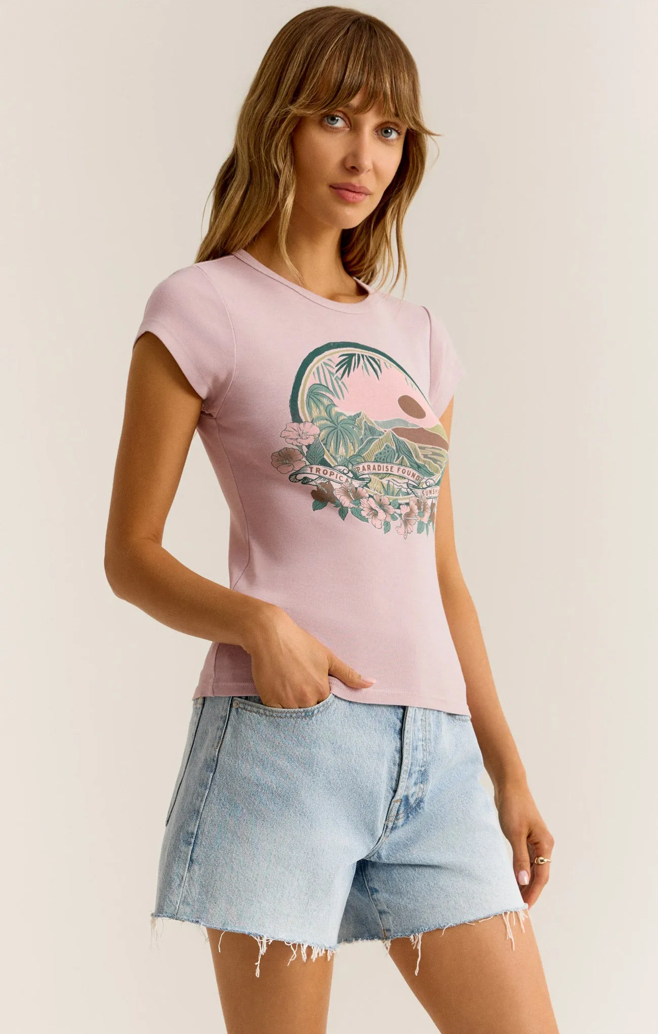 Paradise Cheeky Tee sold by Z Supply product image thumbnail 3