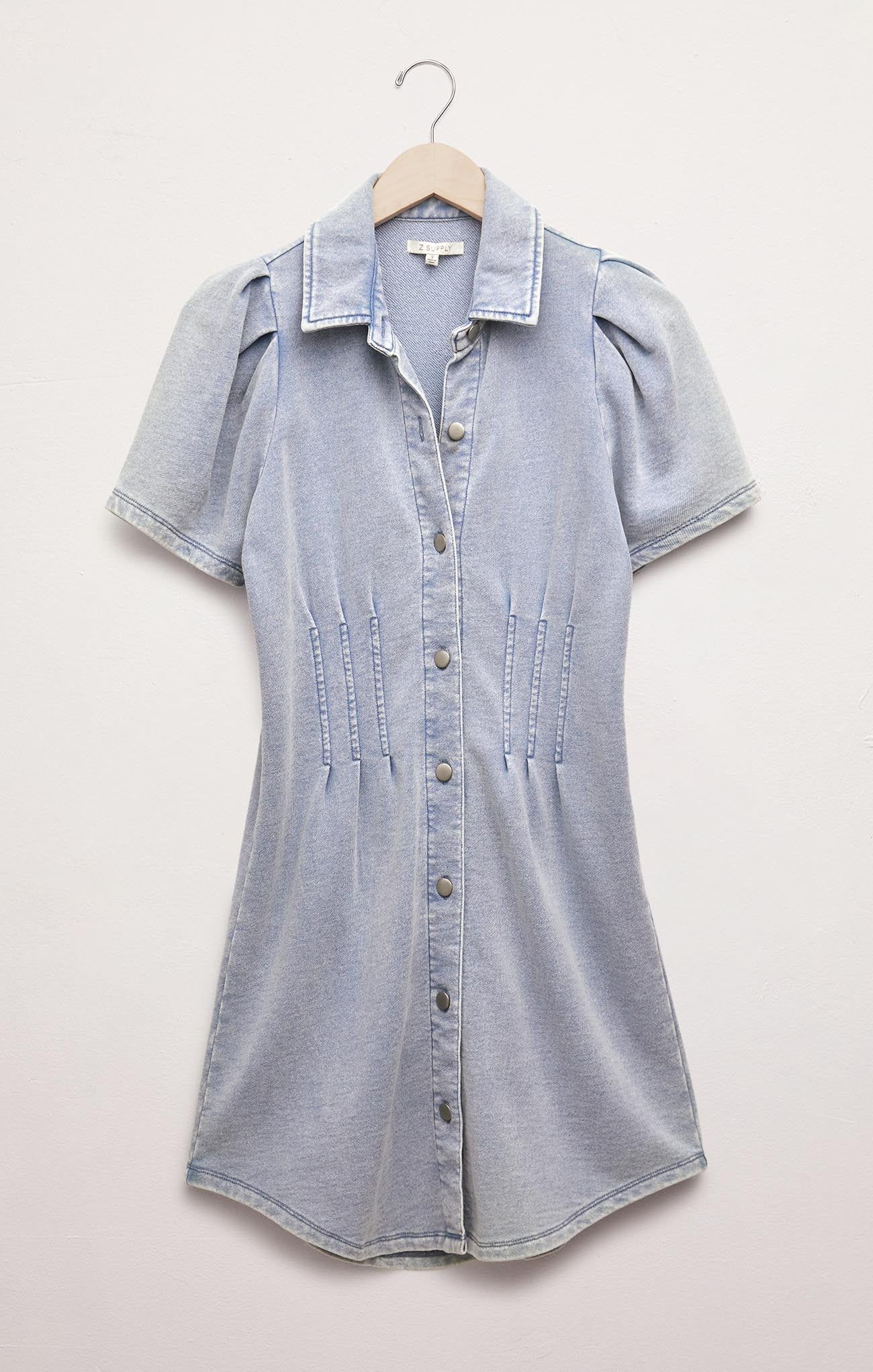 Kelsey Knit Denim Shirt Dress sold by Z Supply product image thumbnail 6