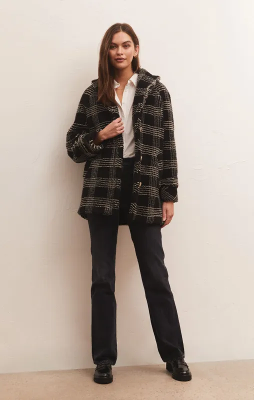 Hastings Sherpa Plaid Coat sold by Z Supply