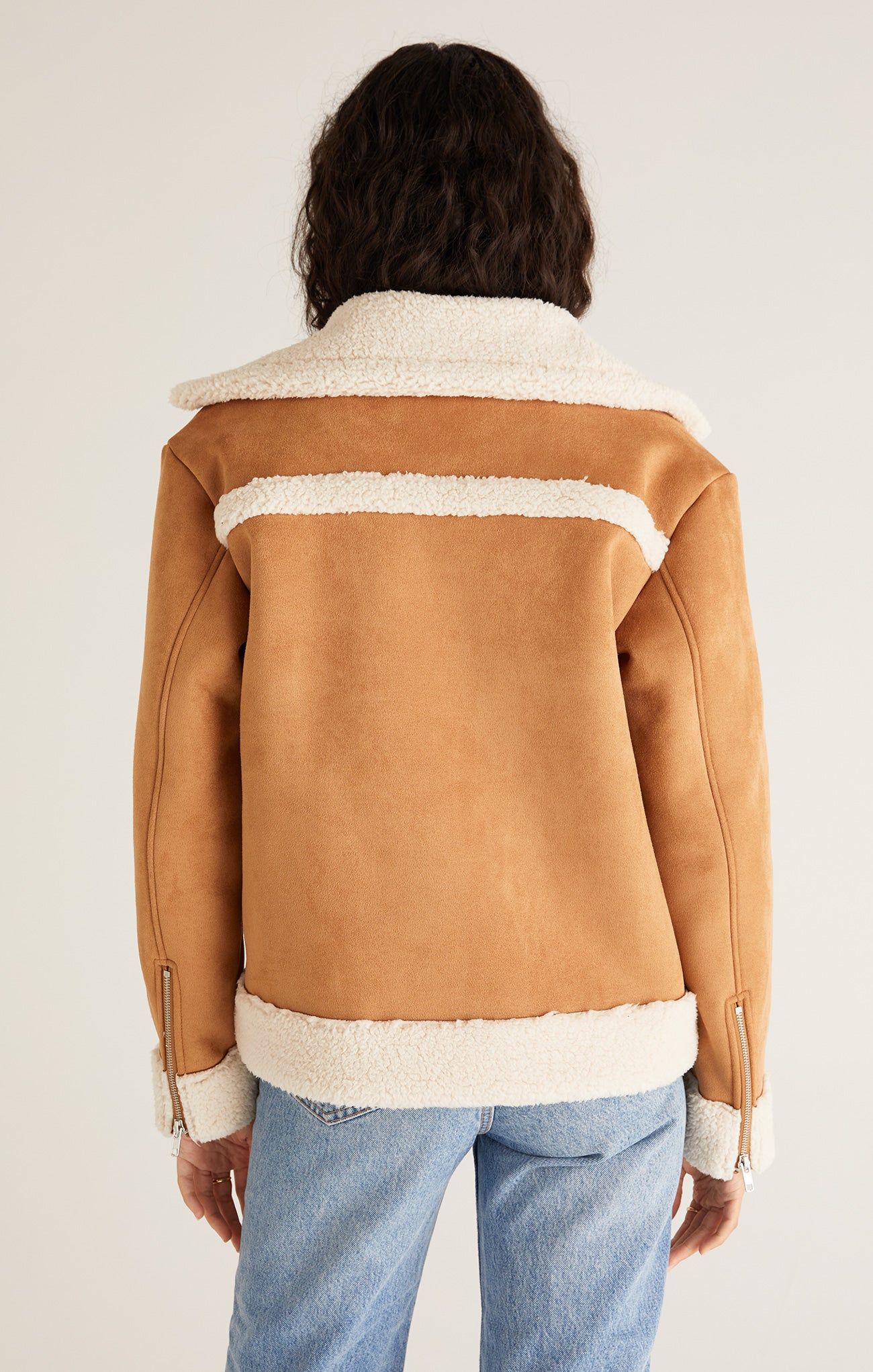 Celeste Faux Suede & Sherpa Jacket sold by Z Supply product image thumbnail 5