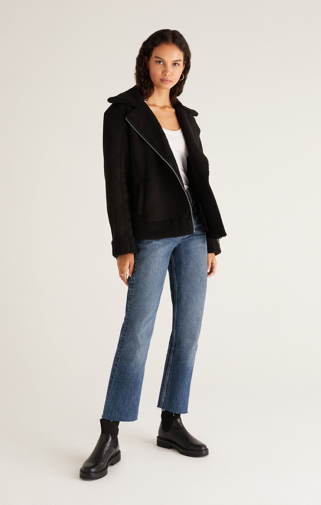 Celeste Faux Suede & Sherpa Jacket sold by Z Supply product image thumbnail 11