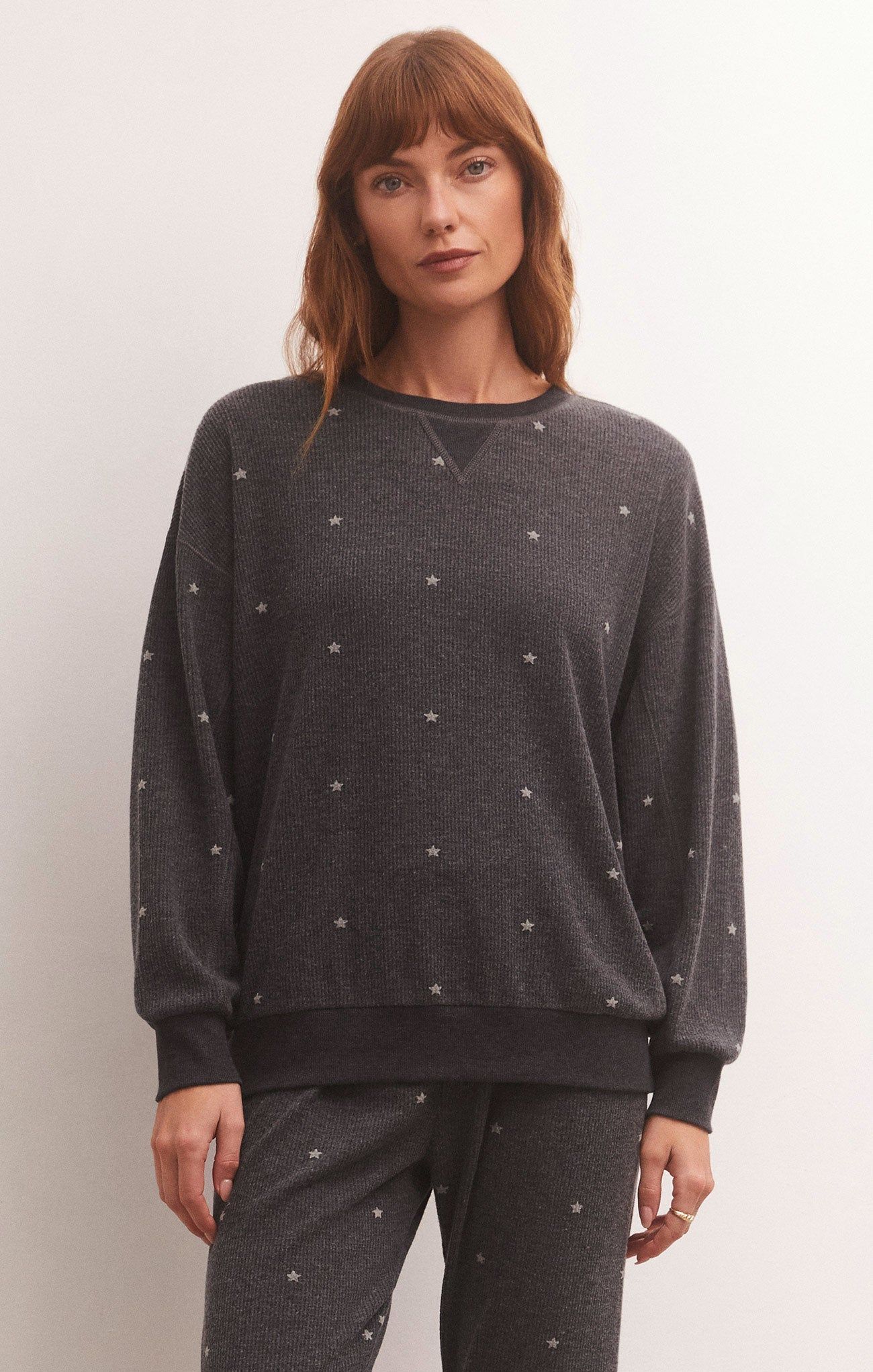 Cozy Days Star Sweatshirt sold by Z Supply