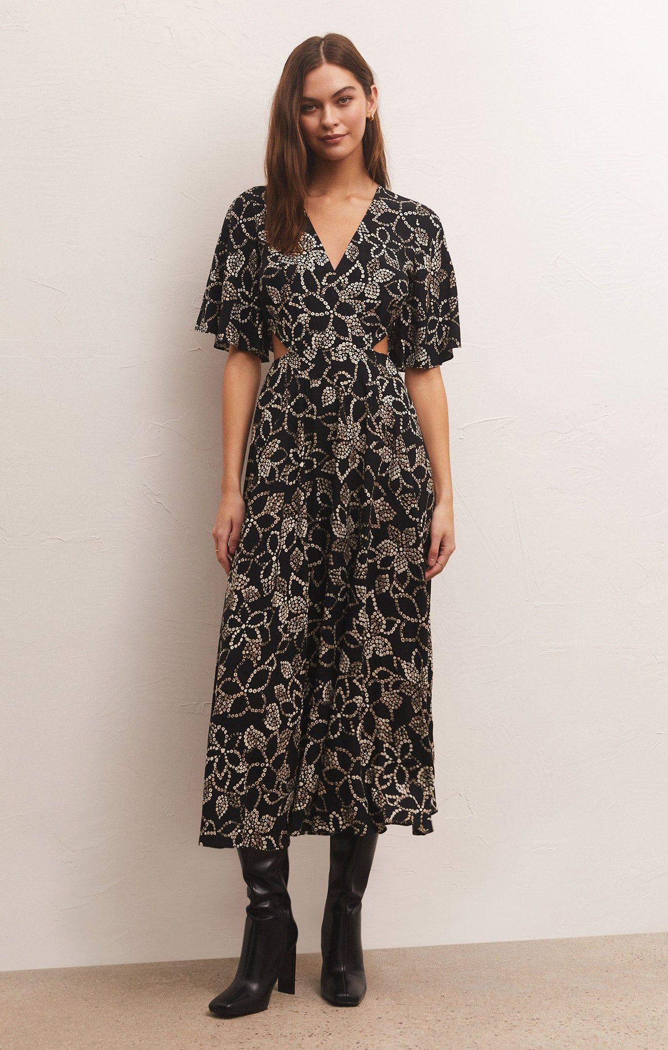 Iris Batik Floral Midi Dress sold by Z Supply
