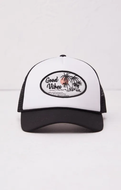 Good Vibes Trucker Hat sold by Z Supply