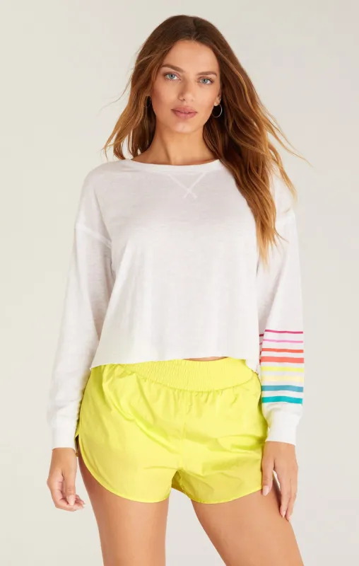 Sundown Stripe Long Sleeve Tee sold by Z Supply