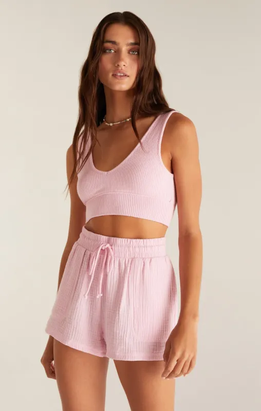 V-Neck Rib Tank Bra sold by Z Supply