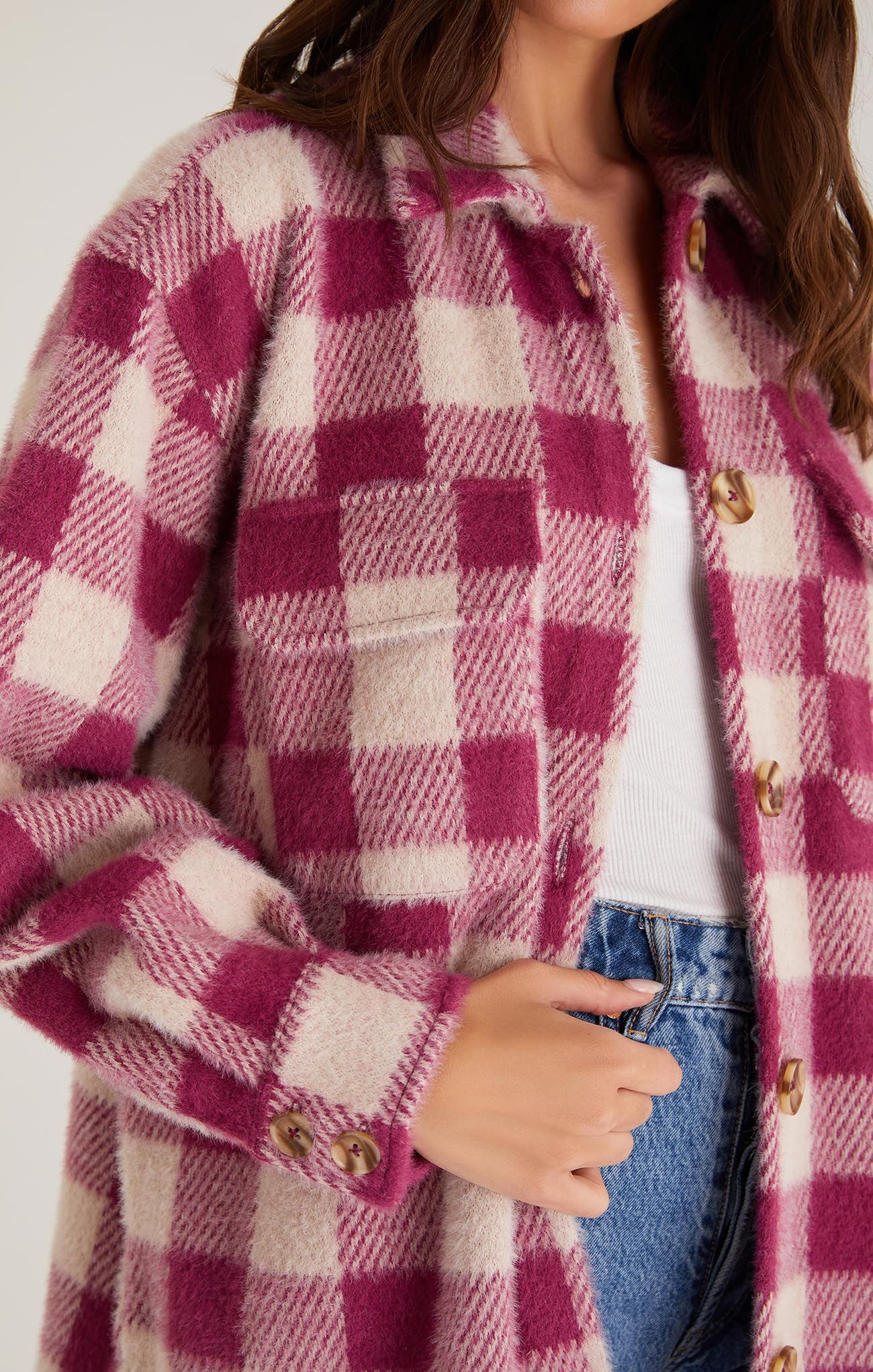 Plaid Check Tucker Jacket sold by Z Supply product image thumbnail 2