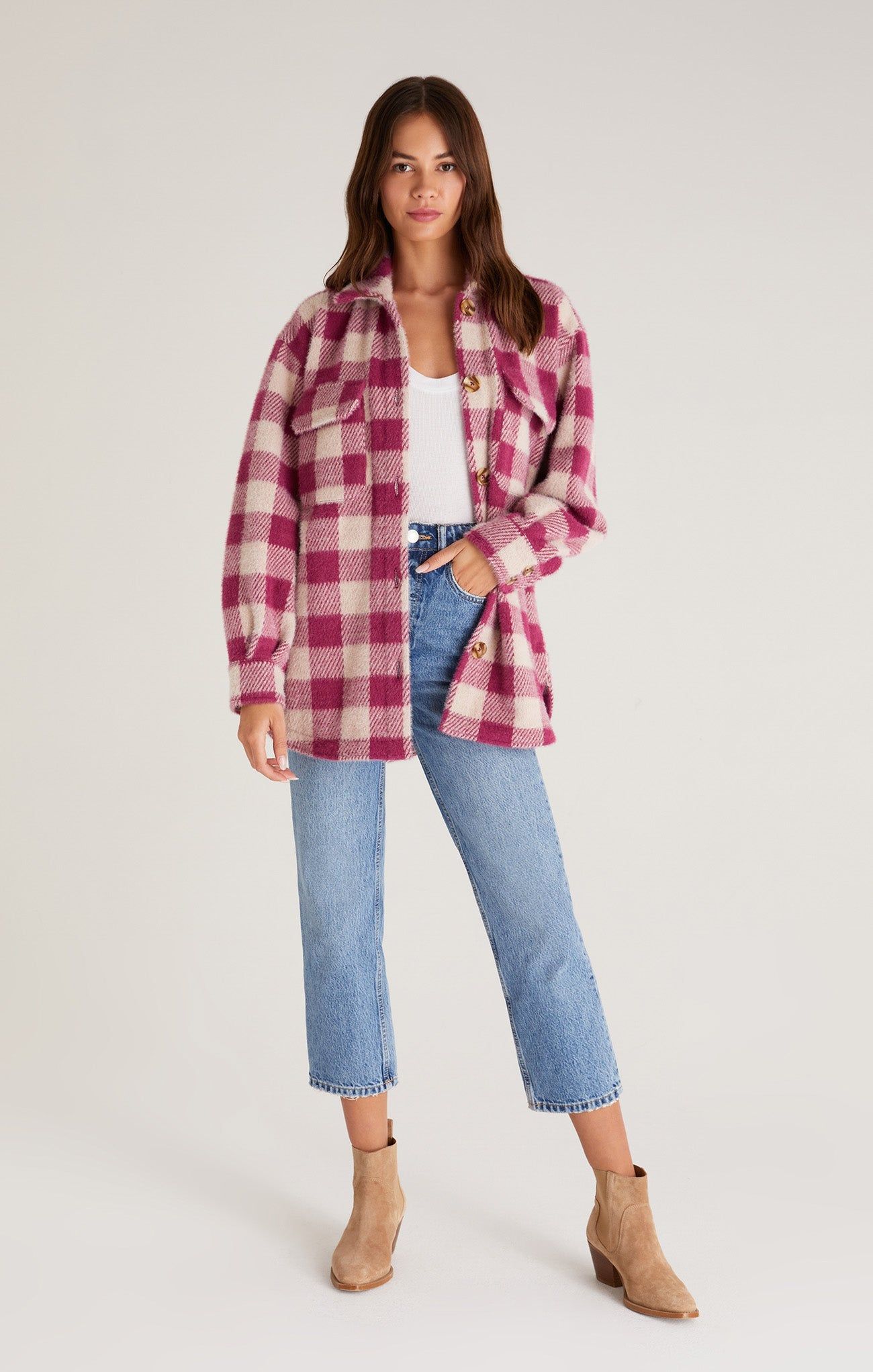 Plaid Check Tucker Jacket sold by Z Supply product image thumbnail 6