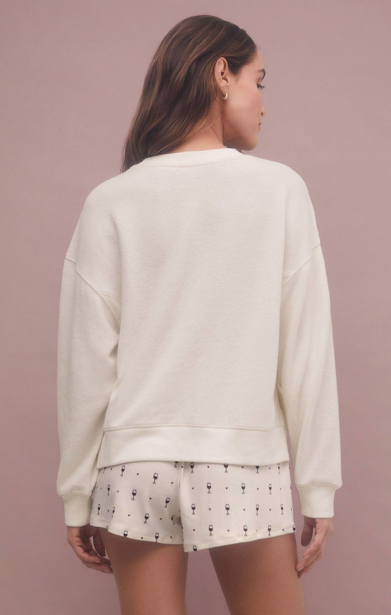 Wine Lover Long Sleeve Top sold by Z Supply product image thumbnail 2