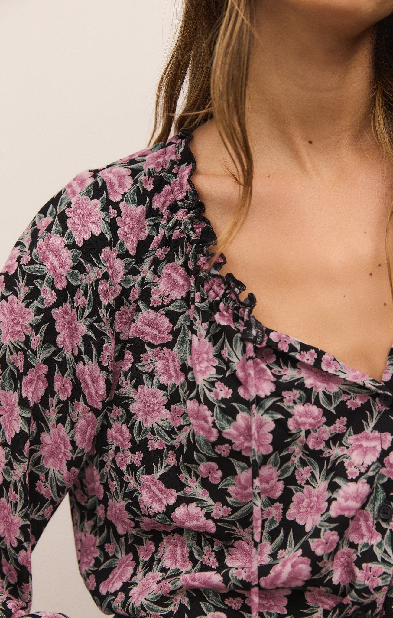Adella Floral Long Sleeve Top sold by Z Supply product image thumbnail 5