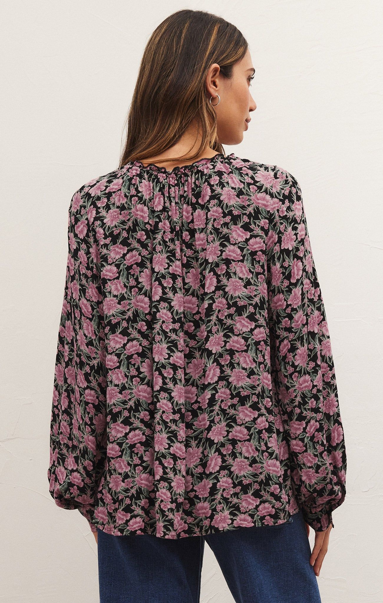 Adella Floral Long Sleeve Top sold by Z Supply product image thumbnail 2