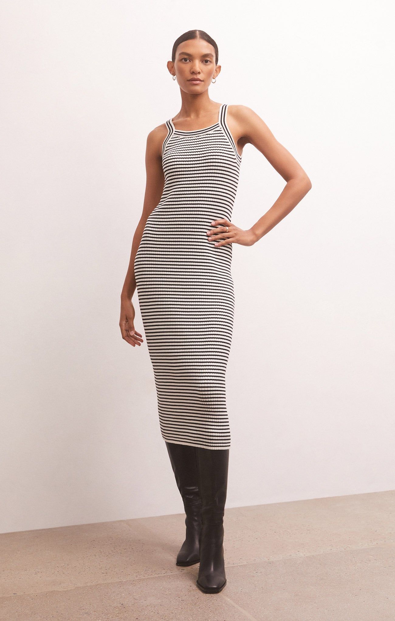 Brooks Stripe Midi Dress sold by Z Supply