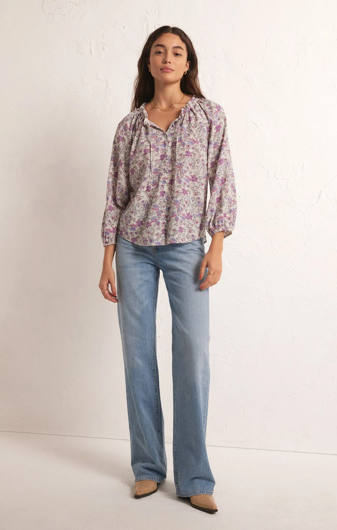 Athena Floral Top sold by Z Supply product image thumbnail 4