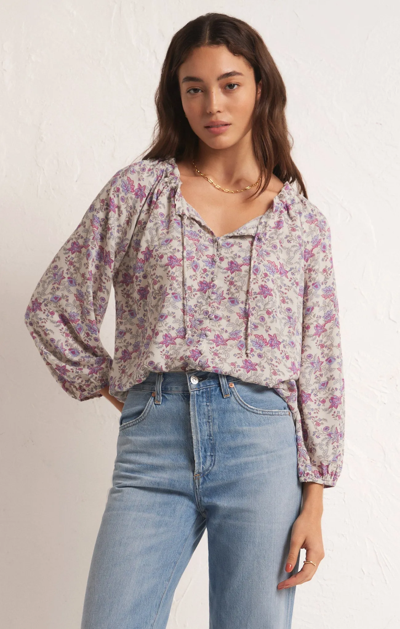 Athena Floral Top sold by Z Supply