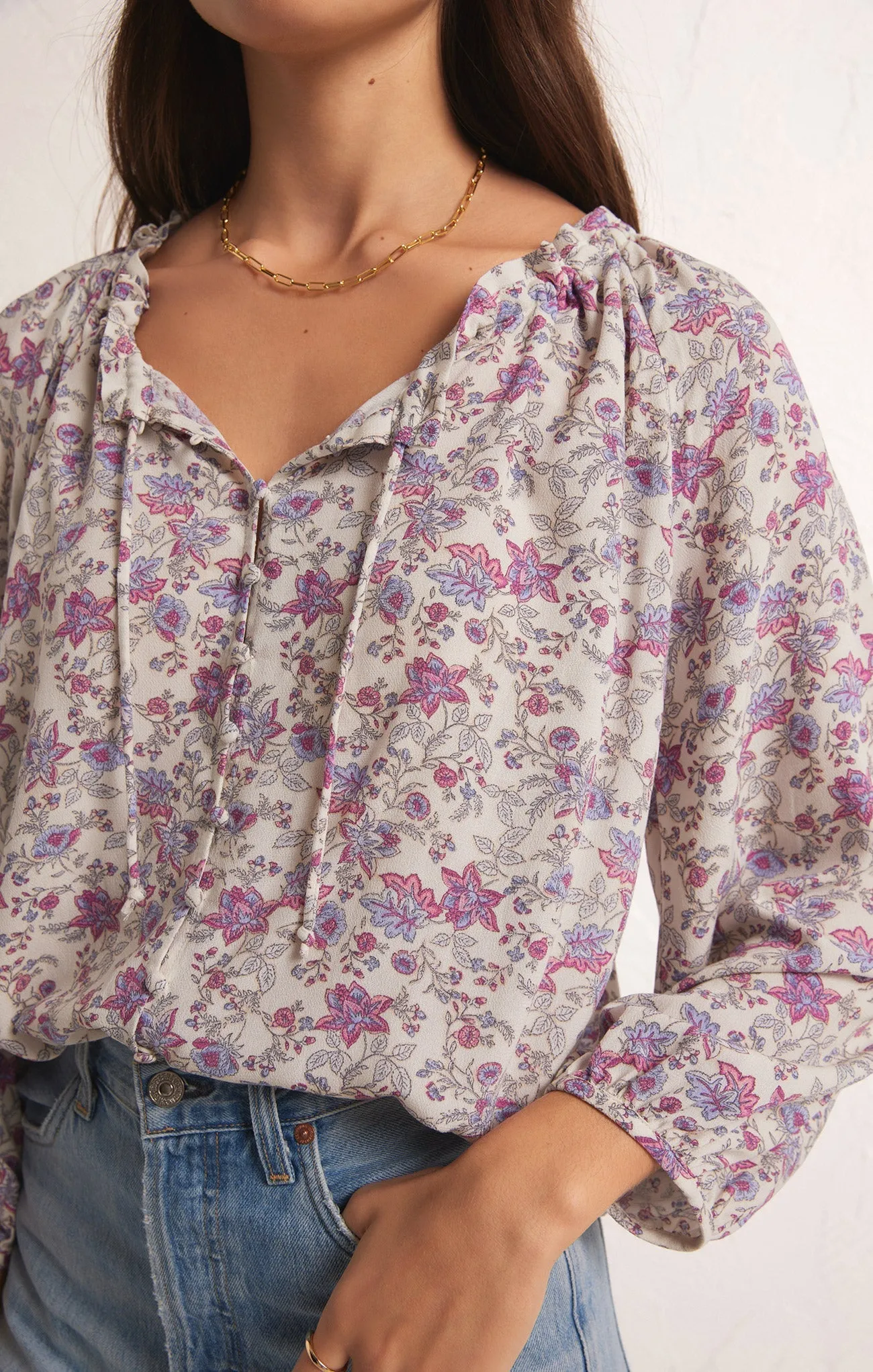 Athena Floral Top sold by Z Supply product image thumbnail 5