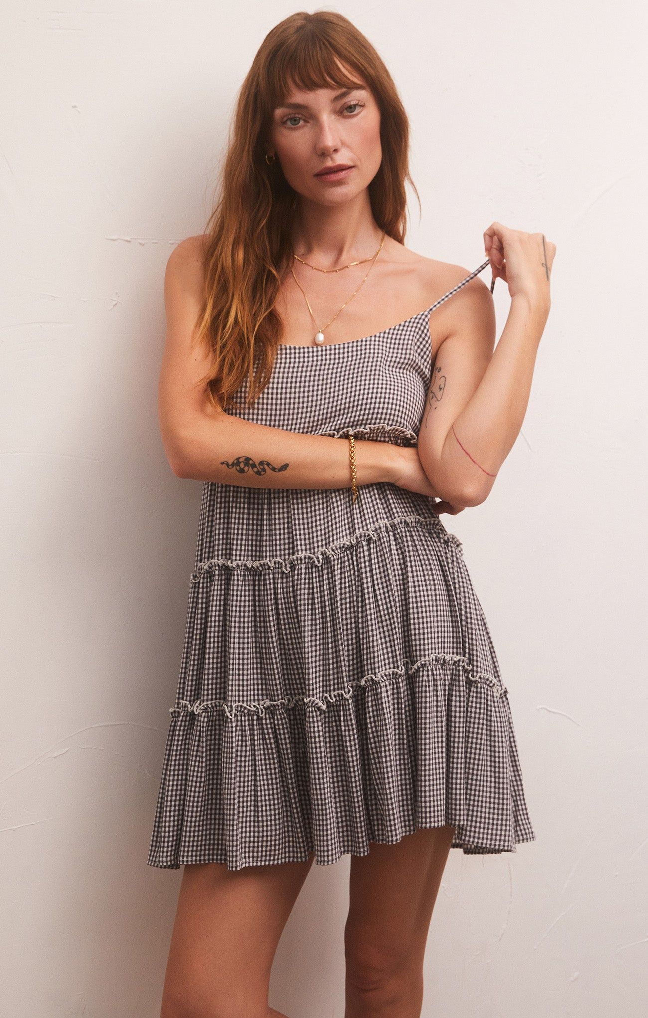 Carina Gingham Mini Dress sold by Z Supply product image thumbnail 8