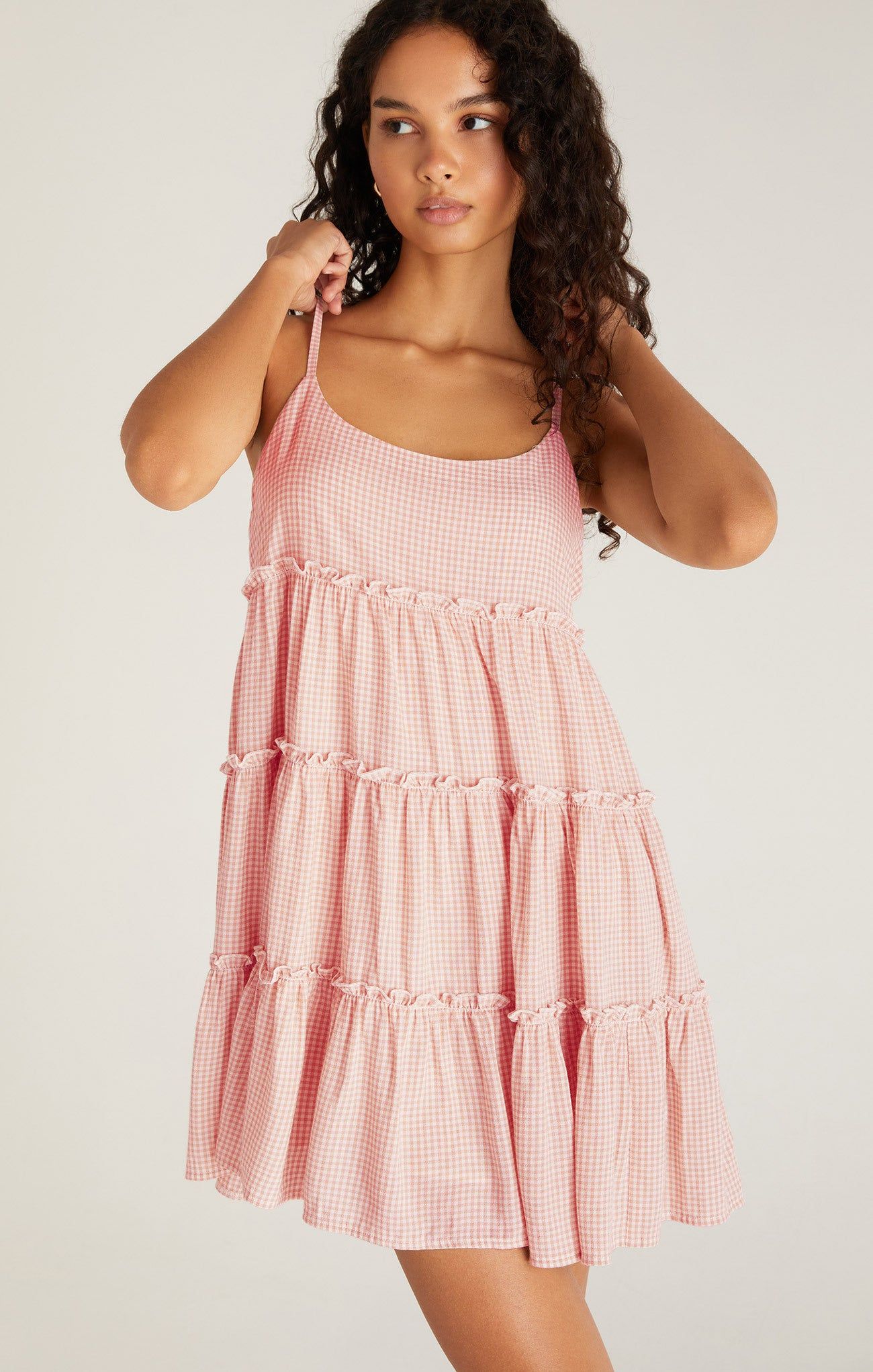 Carina Gingham Mini Dress sold by Z Supply product image thumbnail 2