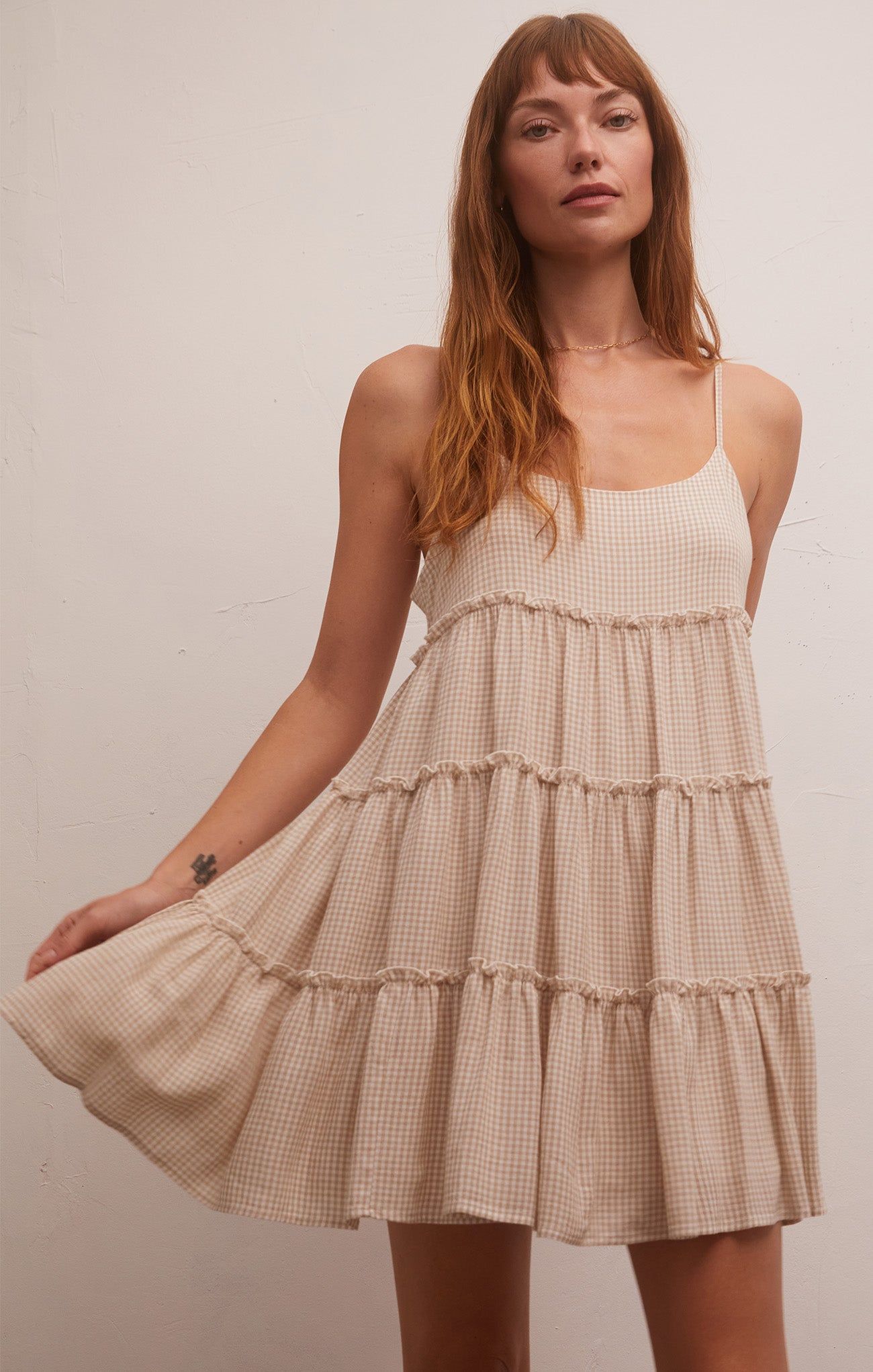 Carina Gingham Mini Dress sold by Z Supply product image thumbnail 14