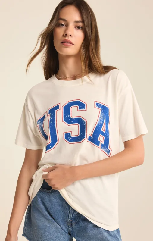 USA Boyfriend Tee sold by Z Supply