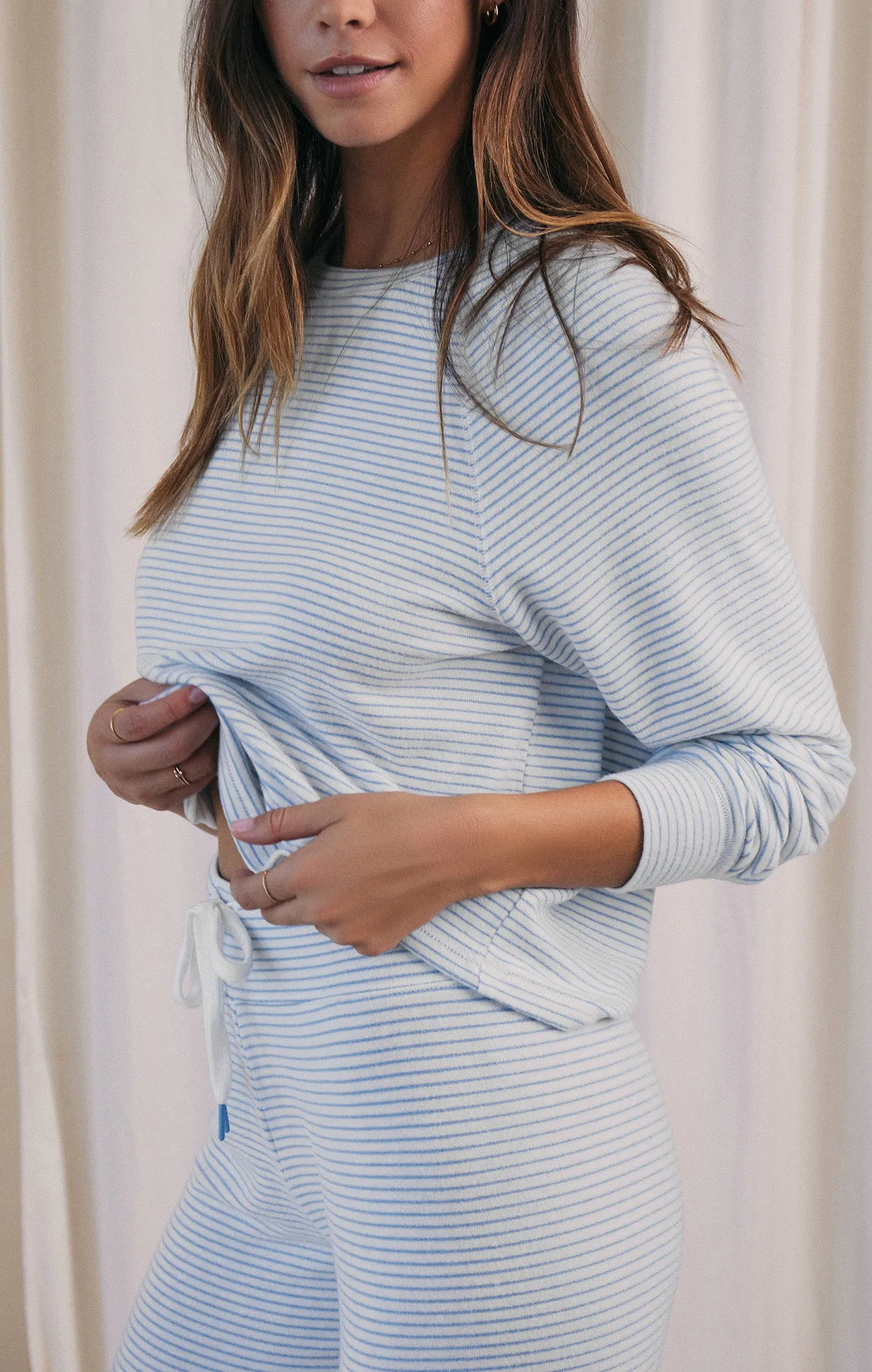 Staying In Stripe Long Sleeve Top sold by Z Supply product image thumbnail 2