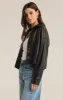 All day Cropped Faux Leather Jacket sold by Z Supply
