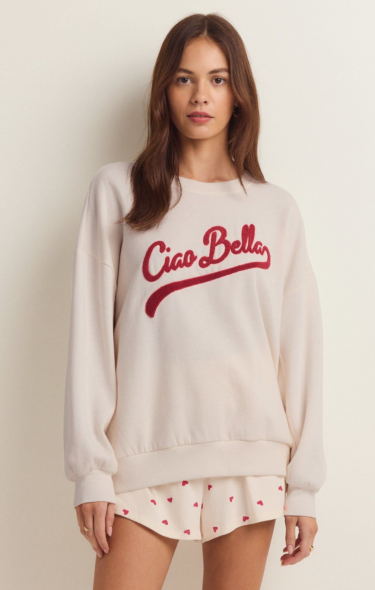 Ciao Bella Crew Sweatshirt sold by Z Supply