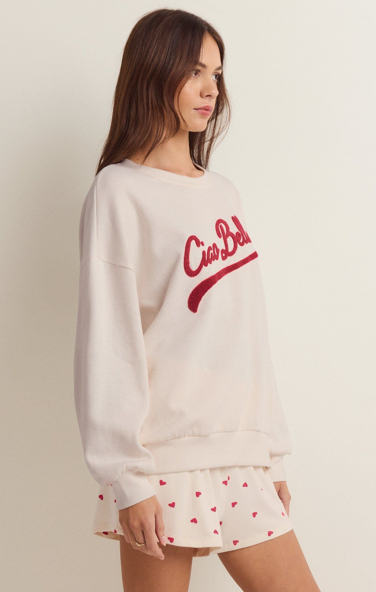 Ciao Bella Crew Sweatshirt sold by Z Supply product image thumbnail 3