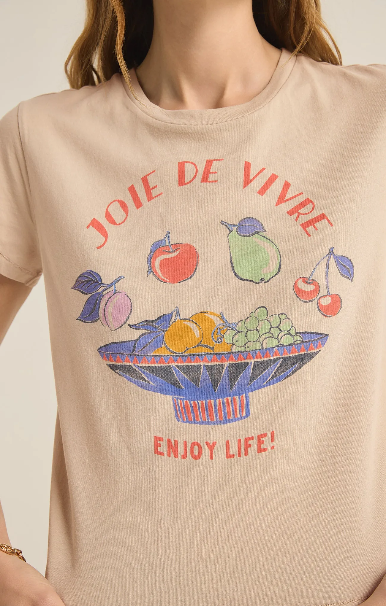 Joie De Vivre Tourist Tee sold by Z Supply product image thumbnail 5