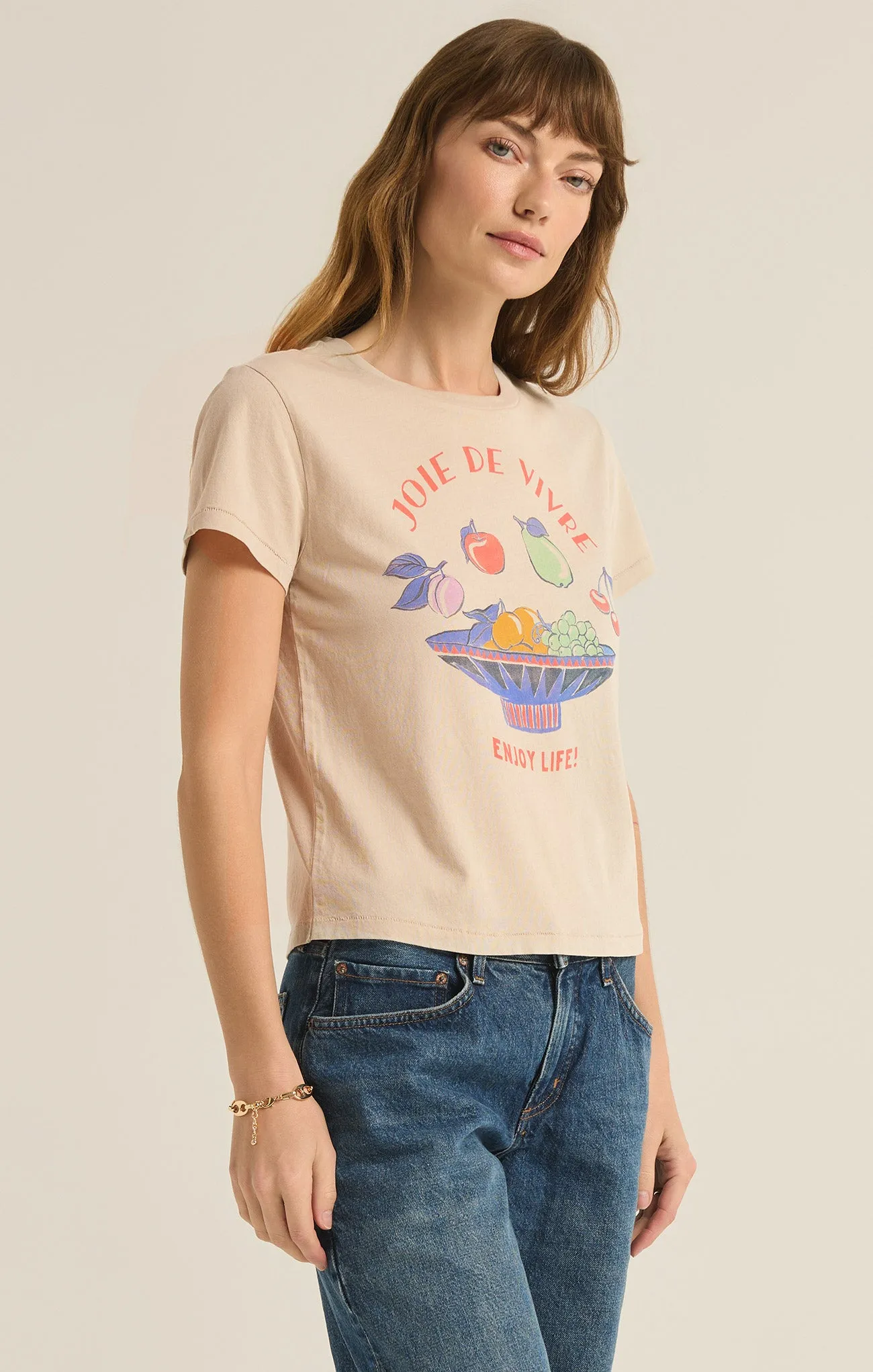Joie De Vivre Tourist Tee sold by Z Supply product image thumbnail 3