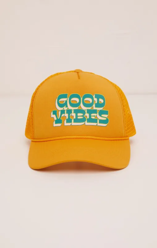 Good Vibes Trucker Hat sold by Z Supply